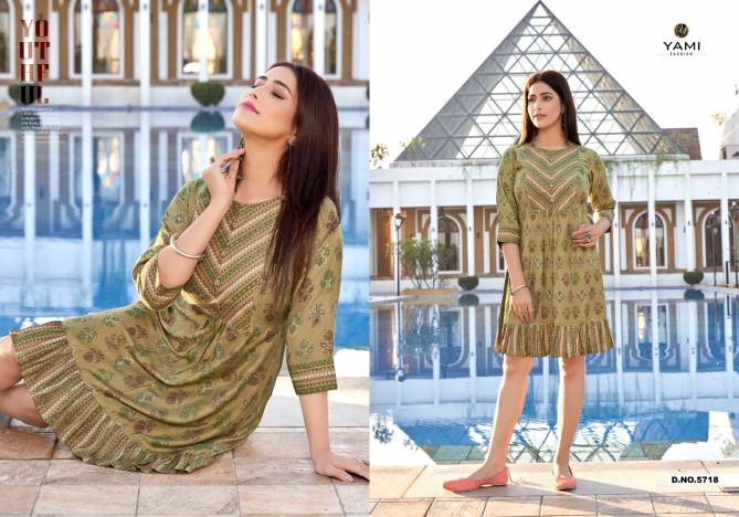 Sens By Yami Tunic Style Printed Party Wear Kurtis Suppliers In Mumbai